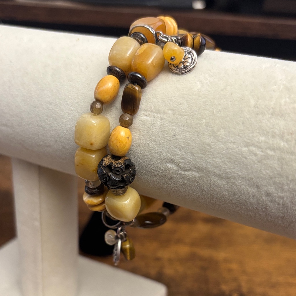 Silpada Multicolor Beaded Bracelet With Silver Accents 38$